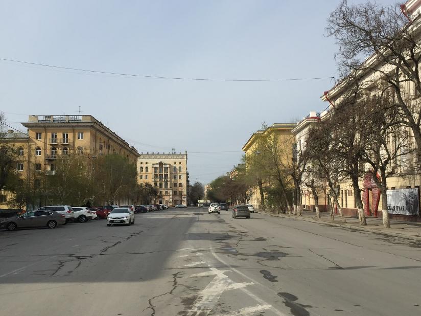На дороги Волгограда нанесут краску с шариками На дороги Волгограда нанесут краску с шариками