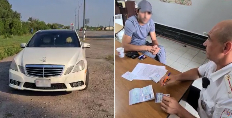 Под Волгоградом задержали водителя белоснежного Mercedes-Benz с поддельным паспортом Под Волгоградом задержали водителя белоснежного Mercedes-Benz с поддельным паспортом
